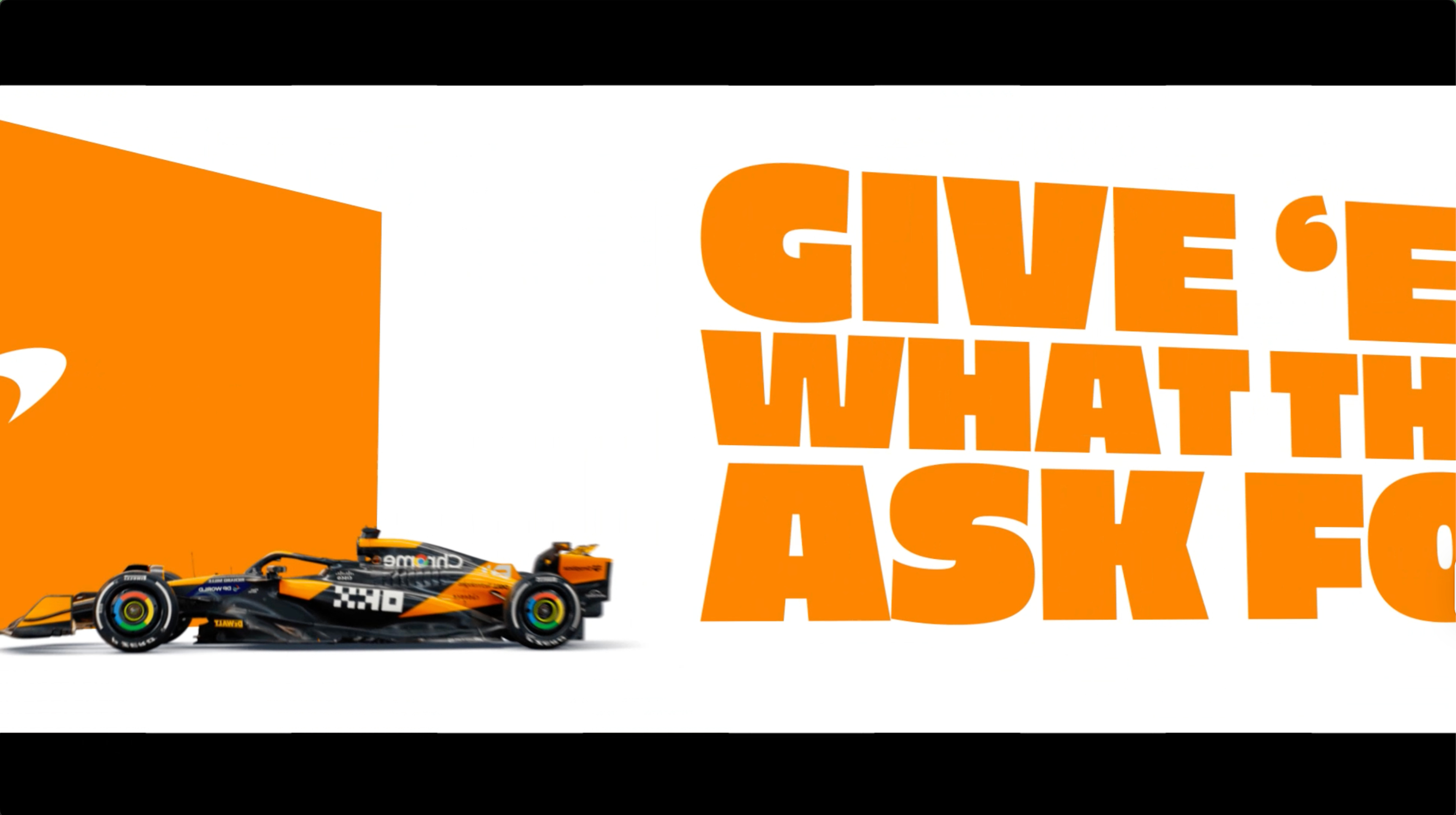 'TV OFF' Oscar Piastri McLaren Motion Graphics